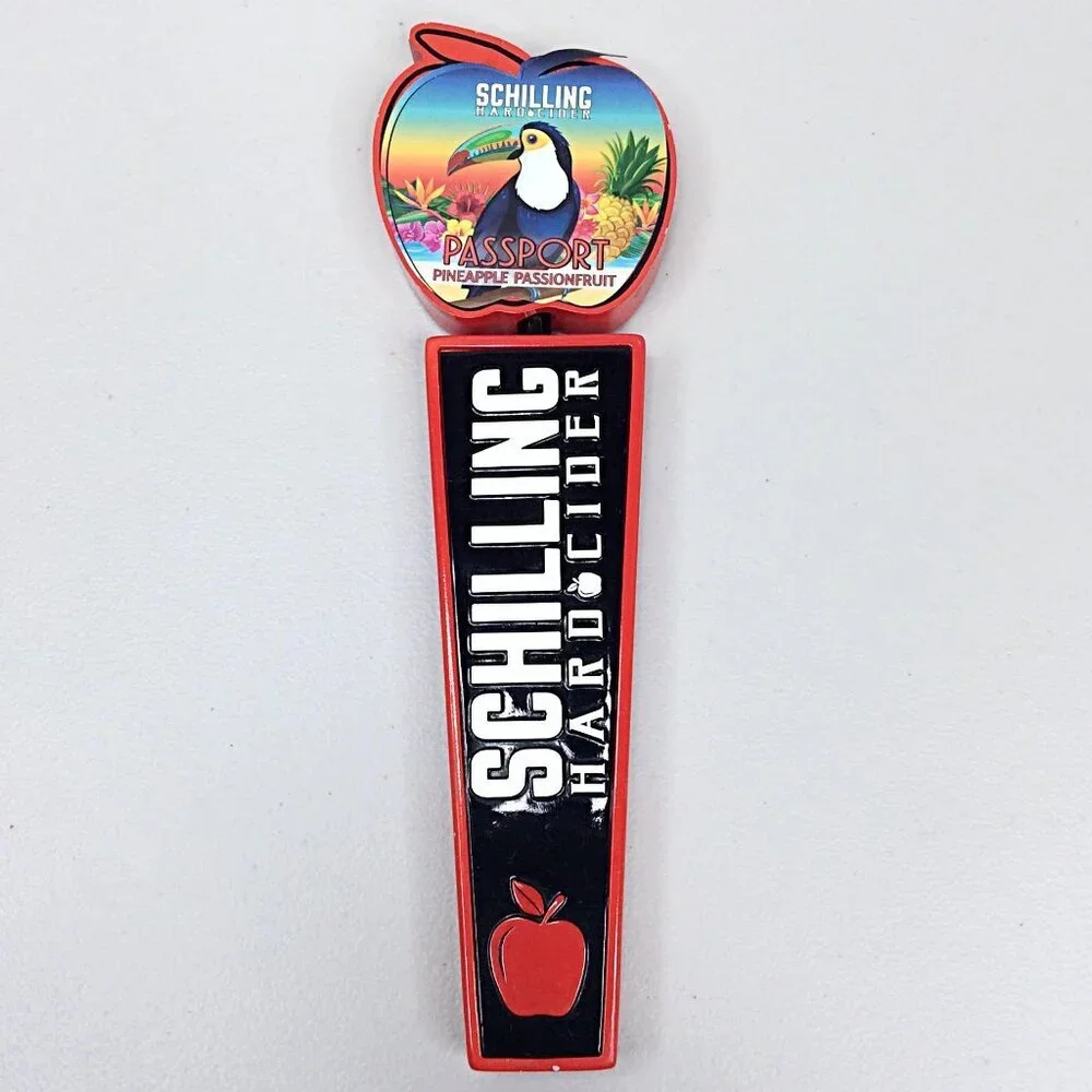 Schilling‎ Hard Cider Tap Handle Passport Pineapple Passion Toucan Tropical